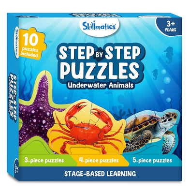 imagStep By Step Puzzles - Underwater Animals