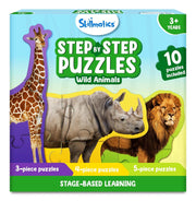 imagStep By Step Puzzles - Wild Animals