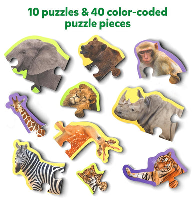 imagStep By Step Puzzles - Wild Animals