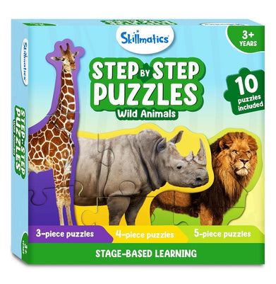 imagStep By Step Puzzles - Wild Animals