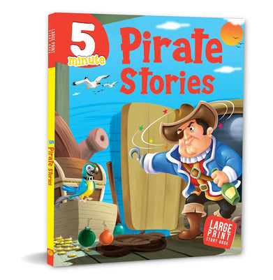 imagStory Book: 5 Minute Pirate Stories : Large Print Story Book Paperback Om Books Editorial Team