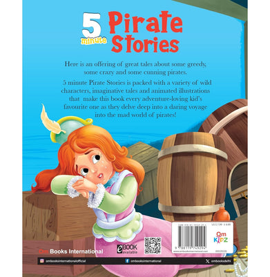 imagStory Book: 5 Minute Pirate Stories : Large Print Story Book Paperback Om Books Editorial Team