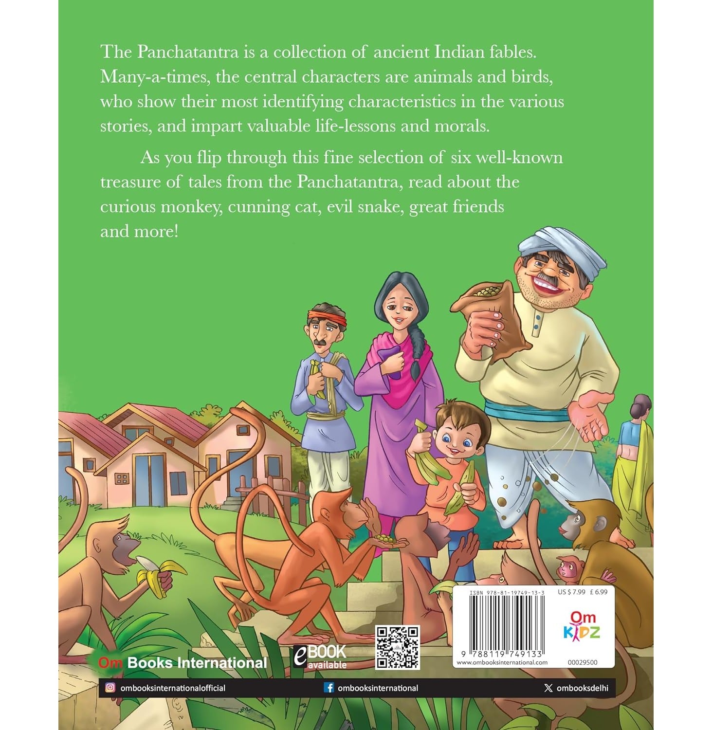 Story Book: Treasury Of Tales From Panchatantra - Large Print