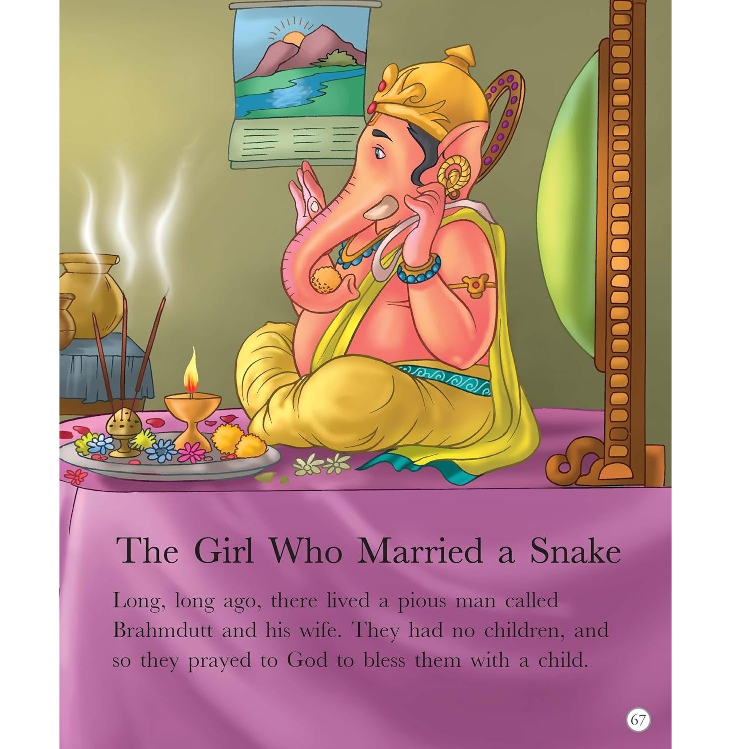 まよ　Treasury of 50 Storybook Story Book: Treasury Of Tales From Panchatantra - Large Print