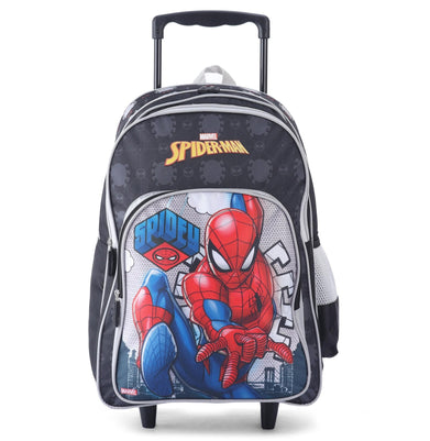 imagStriders-Spiderman School Bag 40cm Trolley- MVL098