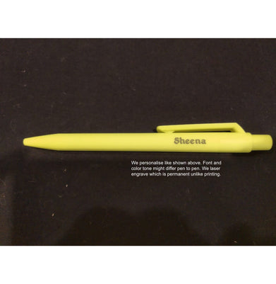 imagStyle Writer Ballpoint Pens Neon – Yellow