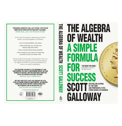 imagThe Algebra of Wealth: A Simple Formula for Success Hardcover Scott Galloway Hardcover Scott Galloway