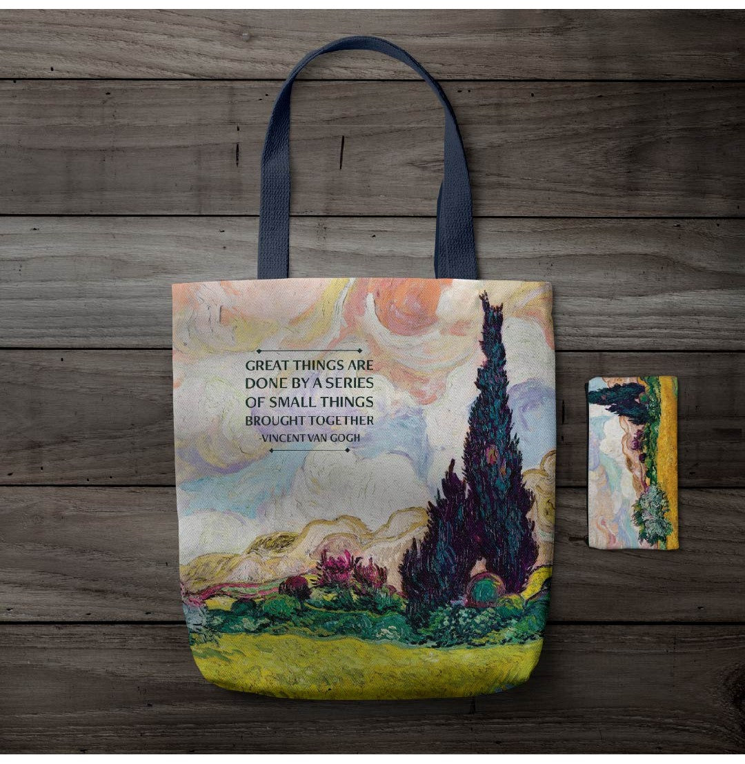 Cypress Classic Canvas Tote: Whimsical Art & Practicality Combined