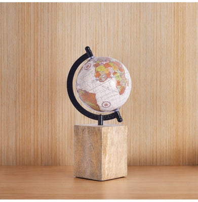 imagThe Earth in Miniature-White Globe 5