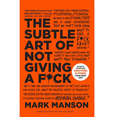 imagThe Subtle Art of Not Giving a F*ck Gift Edition : A Counterintuitive Approach to Living a Good Life Hardcover Mark Manson