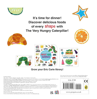 imagThe Very Hungry Caterpillar Eats Dinner: A shapes book Board book Carle Eric