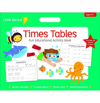 imagTimes Table Fun Educational Activity Book Little Genius Paperback