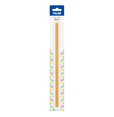 imagTriangular Transparent Ruler 30 Cm New Look Series, Orange