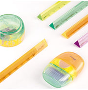 image //www.c...Triangular Transparent Ruler 30 Cm New Look Series, Orange