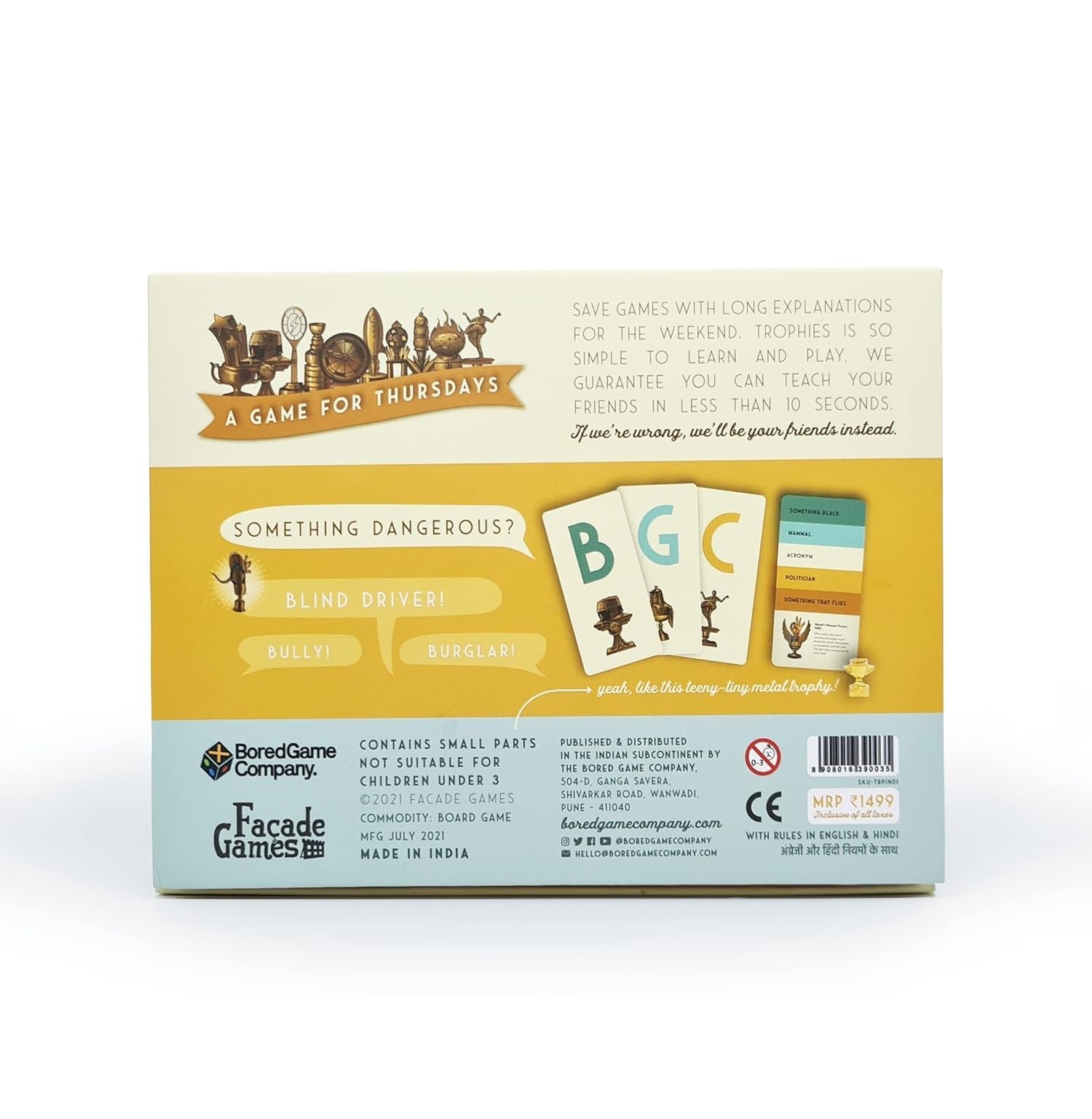 Trophies: The Ultimate Hilarious Party Game for Everyone