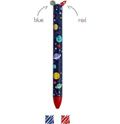 imagTwo-Colour Ballpoint Pen - Click & Clack - Space
