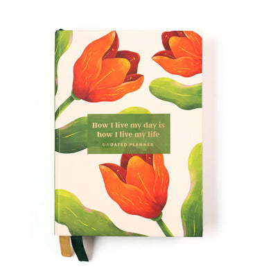 imagUndated Planner / Tulips Floral