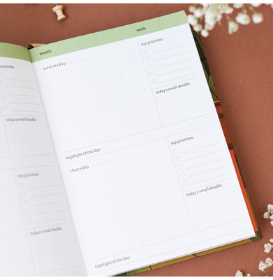 imagUndated Planner / Tulips Floral