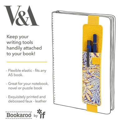imagV&A Bookaroo Pen Pouch - Morris Tulip & Willow