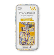 image //www.c...V&A Bookaroo Phone Pocket - Morris Tulip & Willow-49301