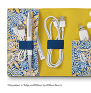 image //www.c...V&A Bookaroo Tech-Tidy - Morris Tulip & Willow-49201