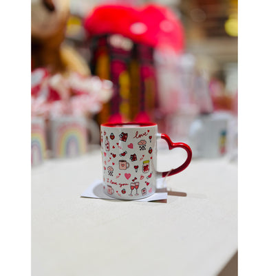 imagValentine's Heart Handle Mug