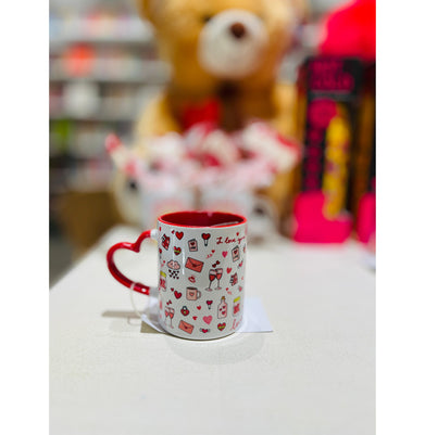 imagValentine's Heart Handle Mug