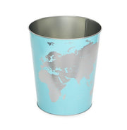 image //www.c...Wastebasket,Globe,Turquoise,-27539