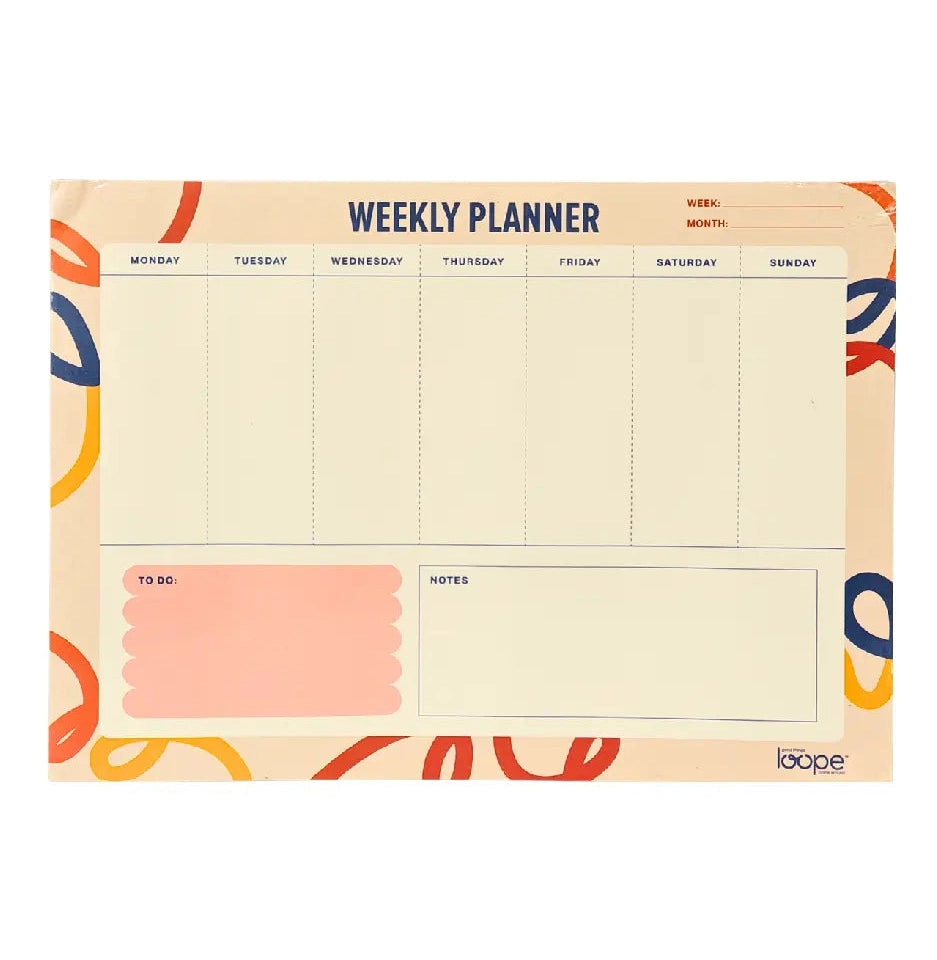 Weekly Planner - 50 Sheets for Ultimate Organization