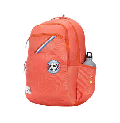 imagWildcraft WIKI 3 Streak Orange Backpack with Sleeve Separator