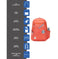 imag7Wildcraft WIKI 3 Streak Orange Backpack with Sleeve Separator