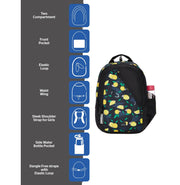 image //www.c...Wildcraft WIKI Girl 1 Citrus Black Backpack