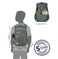 imag3Wildcraft WIKI Girl 4 Streak Olive Backpack with Sleeve Separator