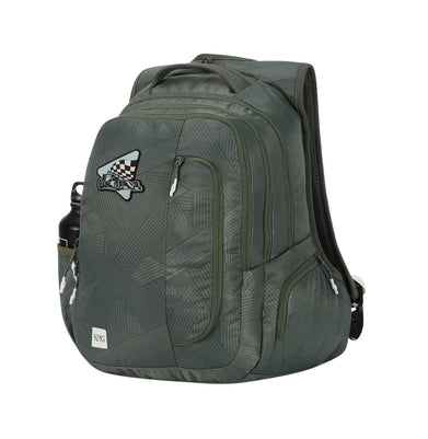 imagWildcraft WIKI Girl 4 Streak Olive Backpack with Sleeve Separator