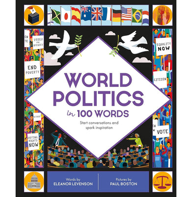 imagWorld Politics in 100 Words: Start conversations and spark inspiration In a Nutshell Hardcover Levenson Eleanor and Boston Paul
