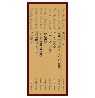 imagWorld's Greatest Library : A Collection of 200 Inspiring Personalities Box Set of 8 Biographies Paperback Wonder House Books