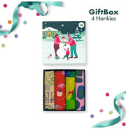 image //www.c...Xmas 4 Small Hankies Gift Box Of Kid's