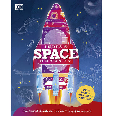 imagIndia’s Space Odyssey From Ancient Skywatchers to Modern:day Space Missions Hardcover Shubh Shiromani Books, BOOKS5, December Book Sale, India’S Space Odyssey: From Ancient Skywatchers To Modern-Day Space Missions, Kids Books, WBD2025, Young Reference crossword.in