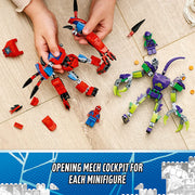 image //www.c...LEGO Marvel Spider-Man & Green Goblin Mech Battle 76219 Building Kit 298 Pieces