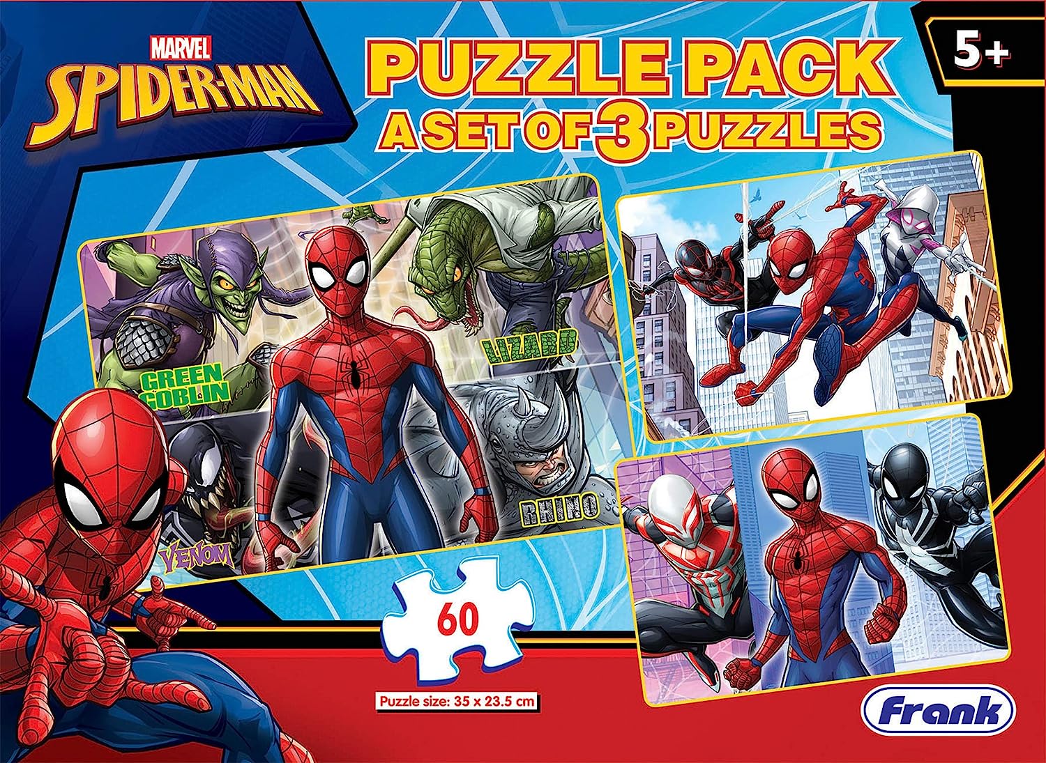 Frank Spiderman Puzzle Pack Set Of 3 –