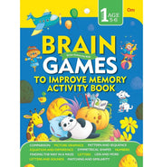 imagActivity Book : Brain Games To Improve Memory Activity Book Level : 1: Brain Games Activity Book Level 1: Binder 2 Paperback Om Books Editorial Team Activity And Puzzles, Books, BOOKS5, Brain Games To Improve Memory Activity Book Level- 1: Brain Games Activity Book Level 1: Binder 2, December Book Sale, Kids Books, Non Discounted Products, WBD2025 crossword.in