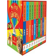 image //www.c...My First Library : Set of 10 Board Books for Kids : Boxset Board book Om Books Editorial Team