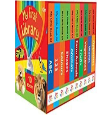 imagMy First Library : Set of 10 Board Books for Kids : Boxset Board book Om Books Editorial Team
