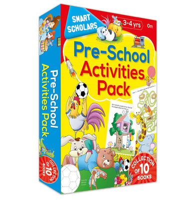 imagActivity Book : Pre:School Activities Pack Collection of 10 books Smart Scholars Paperback Om Books Editorial Team