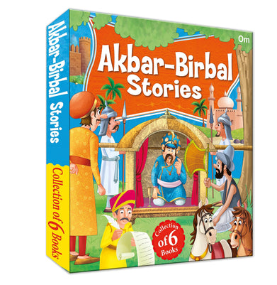 imagAkbar Birbal Stories : Collection of 6 Books Illustrated Stories of Akbar and Birbal Paperback Om Books Editorial Team