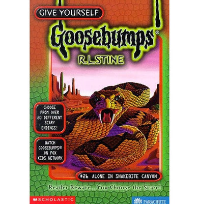 imagAlone in Snakebite Canyon Give Yourself Goosebumps : 26 Paperback R.L. Stine NA