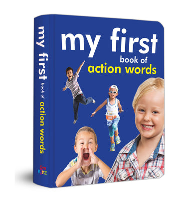 imagBoard Book : My First Book of Action Words Padded Board Book My First Board Books Hardcover Om Books Editorial Team