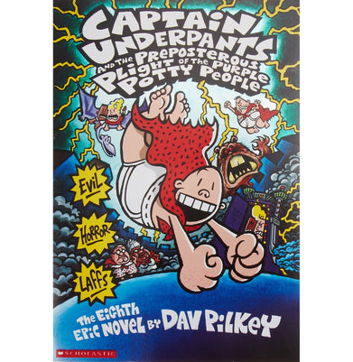 imagCAPTAIN UNDERPANTS AND THE PREPOSTEROUS PLIGHT OF THE PURPLE Paperback PILKEY DAV