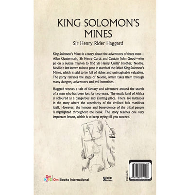 imagChildren Classics : King Solomons Mines : Illustrated Abridged Classics with Practice Questions Om Illustrated Classics for Kids Hardcover H. Rider Haggard