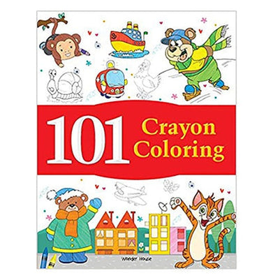 imag101 Crayon Coloring: Fun Activity Book For Children Paperback Wonder House Books